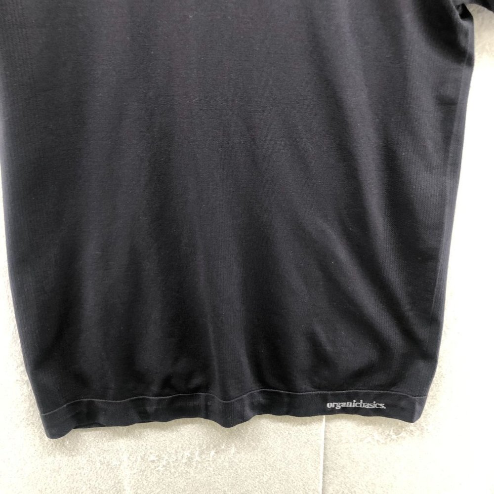 Organic Basics Active T Shirt Mens S-M Black Short Sleeve Nylon Hiking Biking - Picture 4 of 10